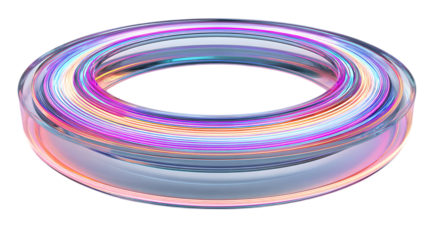 abstract colorful circle on white background