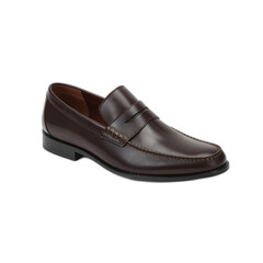 black leather shoes