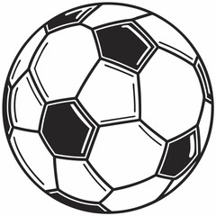 Obraz premium Classic Soccer Ball Illustration