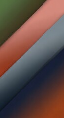 Obraz premium Modern abstract background with a dynamic composition of layered diagonal color blocks in muted earthy tones, offering a sleek and contemporary design for various digital and print applications