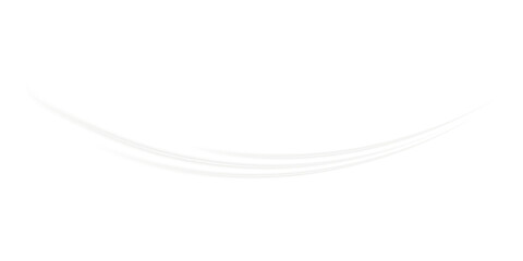 White Light Line Flow Vector Illustration PNG.