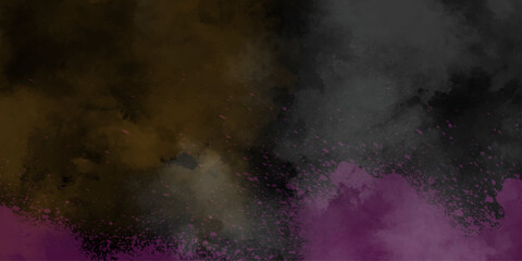 Fantasy light red, pink shades watercolor background. light pink and white colors background for design subtle color. Soft pink grunge background frame plane sky view with stars and sunset