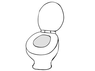 洋式トイレ 開き