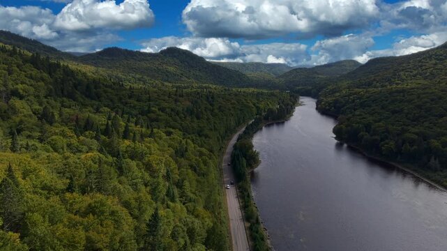 mountain river in the mountains