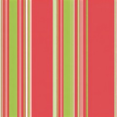 Vibrant Red and Green Striped Pattern for Modern Textile Design.
