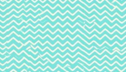 Light teal and white zigzag pattern
