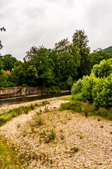 Obraz premium Rio Sella en Cangas de Onís, Asturias, España.