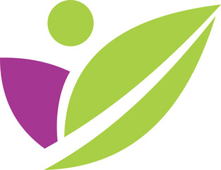 eco friendly beauty vector logo