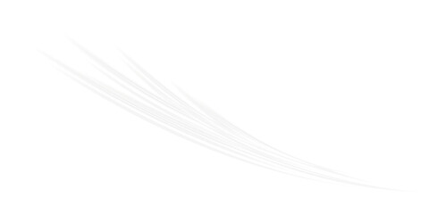 Glowing White Wind Wave Vector PNG