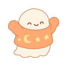 Cozy Ghost in Sweater