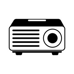 multimedia tool projector icon vector illustration