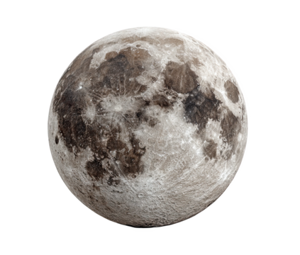 Detailed close-up of the moon showcasing its unique texture and cratered surface. The celestial body is captured in stark detail, highlighting the shadows and contours
