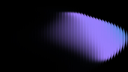 Abstract Violet Geometric Pattern on Black Background