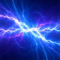 Electric Blue and Pink Lightning