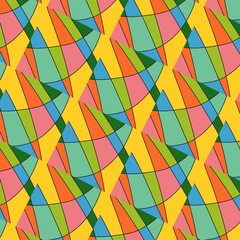 Obraz premium seamless geometric pattern