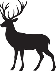 deer silhouette vector