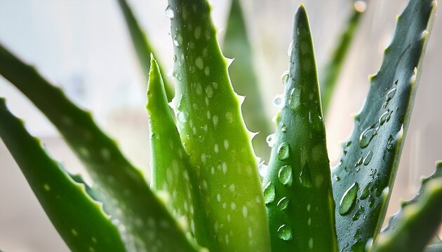 glistening aloe vera spikes healing elixir essence succulent greenery ayurveda bliss earth day rejuvenation botanical calm