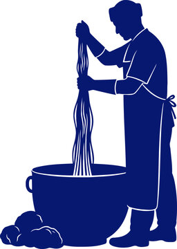 indigo dyers ritualancient craft, deep hues, timeless tradition, isolated on transparent background