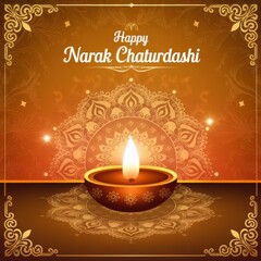 Happy Narak Chaturdashi Design