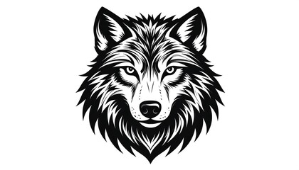 Wolf Head Illustration/Graphic Design (1)