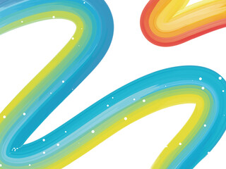 水彩絵の具フレーム