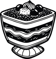 Abstract geometric pattern of intersecting lines and shapes in dynamic composition isolated on transparent background