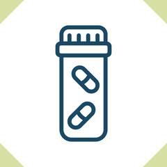 Pill Bottle Icon