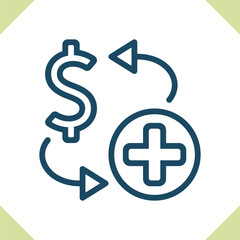 Obraz premium Health Insurance Icon