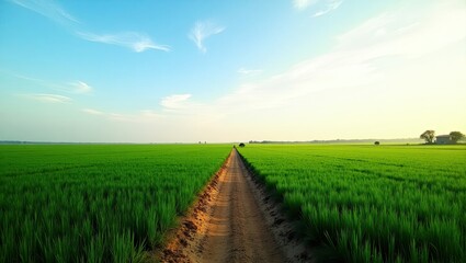 road in the field