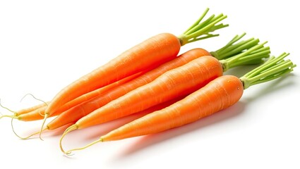 carrots isolated on white