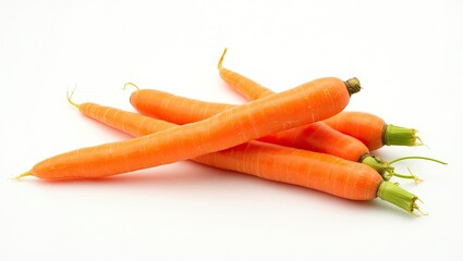 carrots on a white background