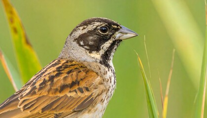 Close-up of a bird's head and upper body