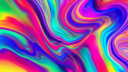 Fototapeta premium Cool Wallpaper Vibrant Colorful Abstract Background