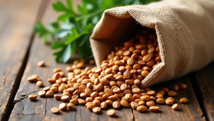buckwheat in a sack