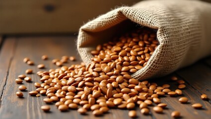 buckwheat in a sack