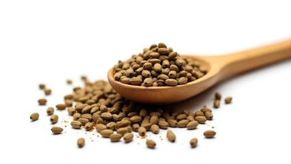 pepper in a wooden spoon