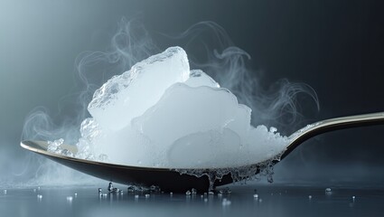 spoon with sugar