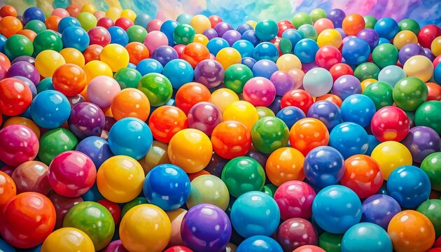 Colorful ball pit