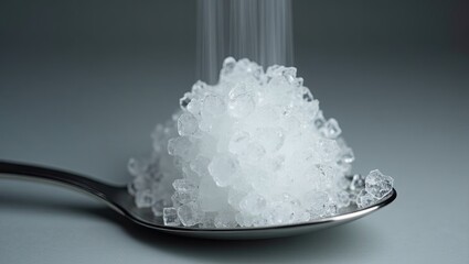 sugar in a spoon