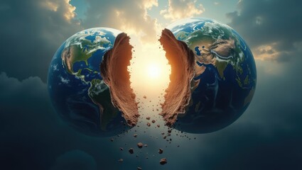earth in space