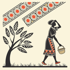 Minimal Beadwork Fusion Pattern 1