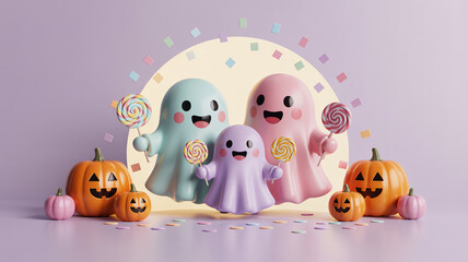 Festive Origami Halloween Paper Crafts Decor