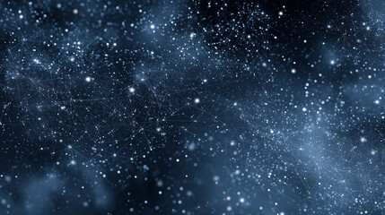 Naklejka premium Stunning view of a starry night sky filled with cosmic dust and distant galaxies