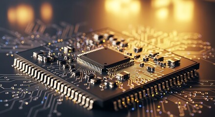Advanced Microprocessor Circuit Board.