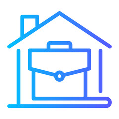 working from home icon