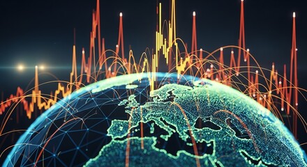Global Data Network Connectivity Technology World Connections
