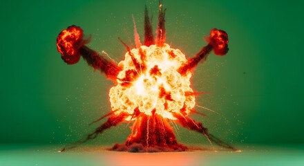 Explosive Blast Impact.