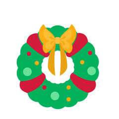 Christmas Green Wreath Decoration