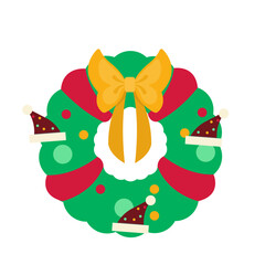 Christmas Green Wreath Decoration