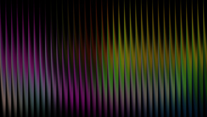 Abstract vertical lines with vibrant rainbow gradient
